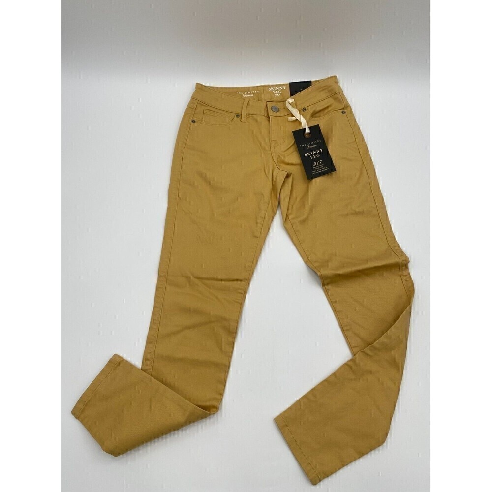 The Limited Denim Women's Brown Skinny Leg Low Rise Pants Size 2